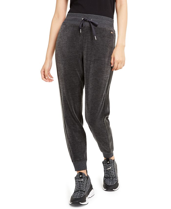 calvin klein velour jogging suit