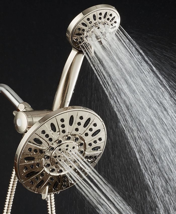 Aquadance HighPressure 48Setting Shower Head Combo with Extralong 6