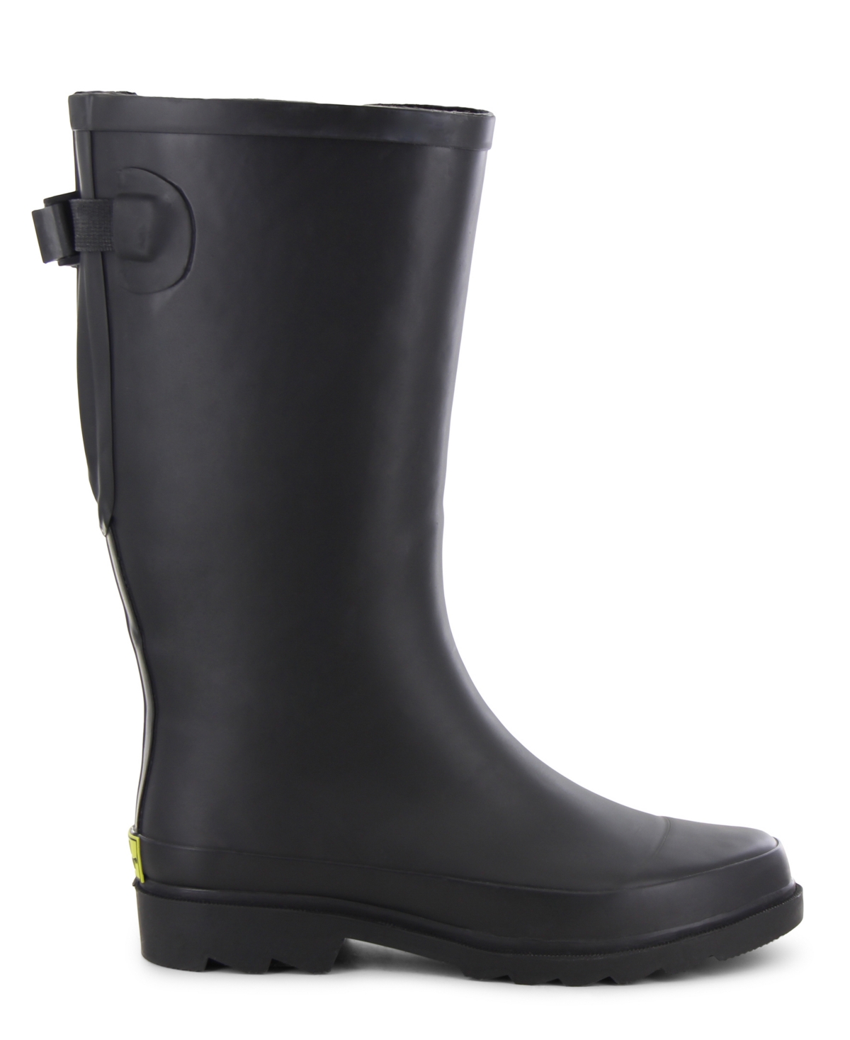 Women's Adjustable Calf Rain Boot - Black