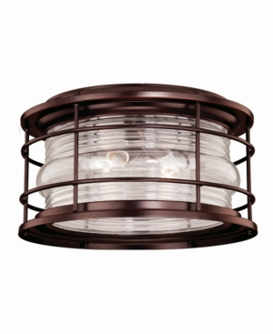 Vaxcel Hyannis Coastal Outdoor Flush Mount Ceiling Light
