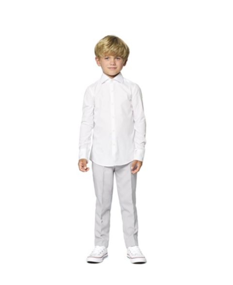 Рубашка OppoSuits Knight Solid Shirt для мальчиков, цвет: Белый