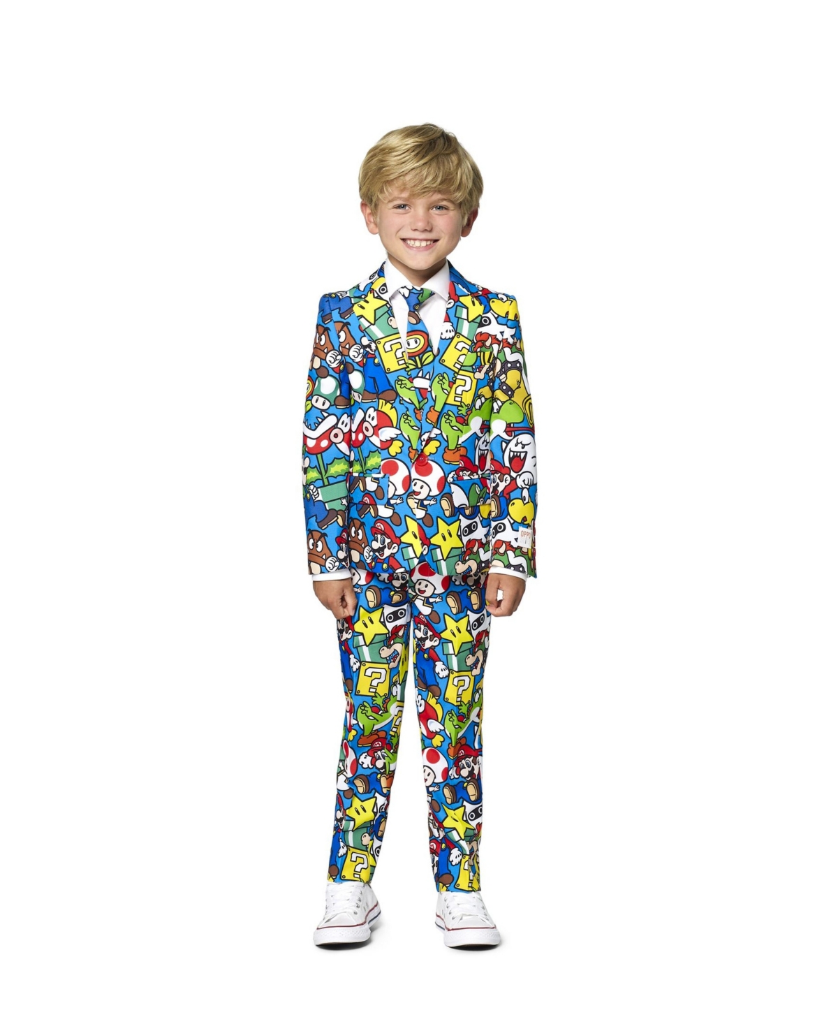 Opposuits Little Boys Super Mario Licensed Suit - Multi