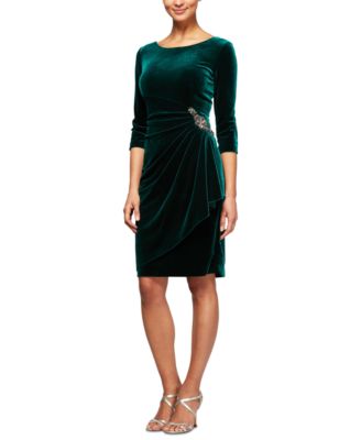 green velvet dress macys