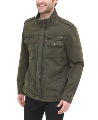Men's Cotton Zip-Front Jacket  