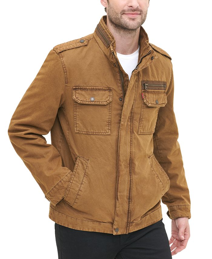 Actualizar 61+ imagen levi’s men’s cotton zip-front jacket