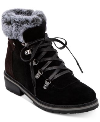 macys booties black