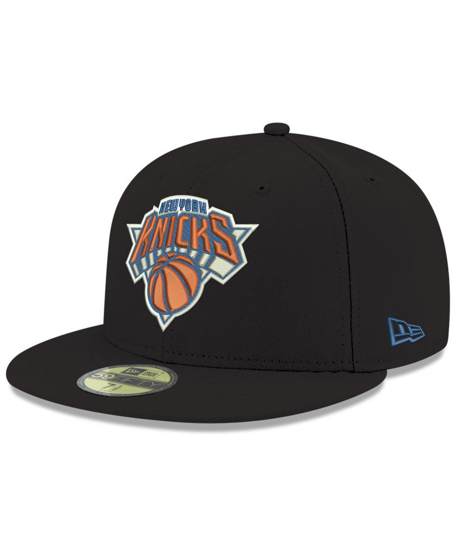 Базовая приталенная кепка New York Knicks Basic 59 размера "FIFTY"