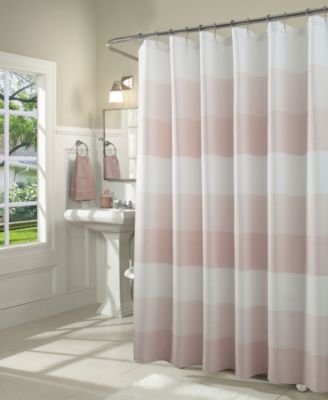 Ombre Waffle Striped Shower Curtain, 70" x 72"