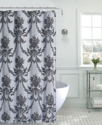 Spa 251 Jolin Floral Fabric Shower Curtain - Macy's