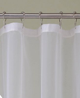 Waffle Complete Shower Curtain With Detachable Liner, 70" x 72"