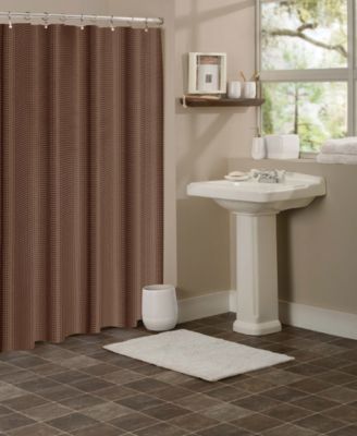 Waffle Weaved Shower Curtain, 70" x 72"