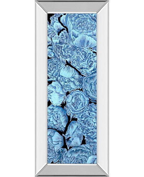 Classy Art Blue Peonies I By Melissa Wang Mirror Framed Print Wall