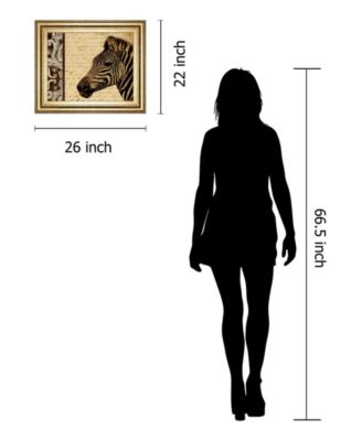 Classy Art Madagascar Safari II by Patricia Pinto Framed Print Wall Art, 22" x 26"