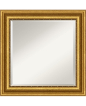 Amanti Art Parlor Gold-tone Framed Bathroom Vanity Wall Mirror, 25.62" X 25.62"