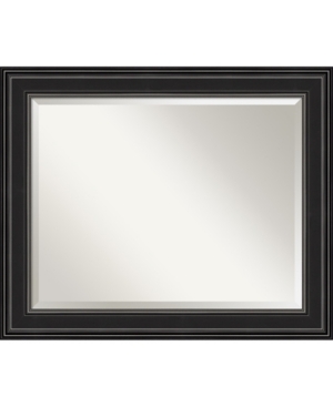 Amanti Art Colonial Framed Bathroom Vanity Wall Mirror, 33.75" X 27.75" In Black