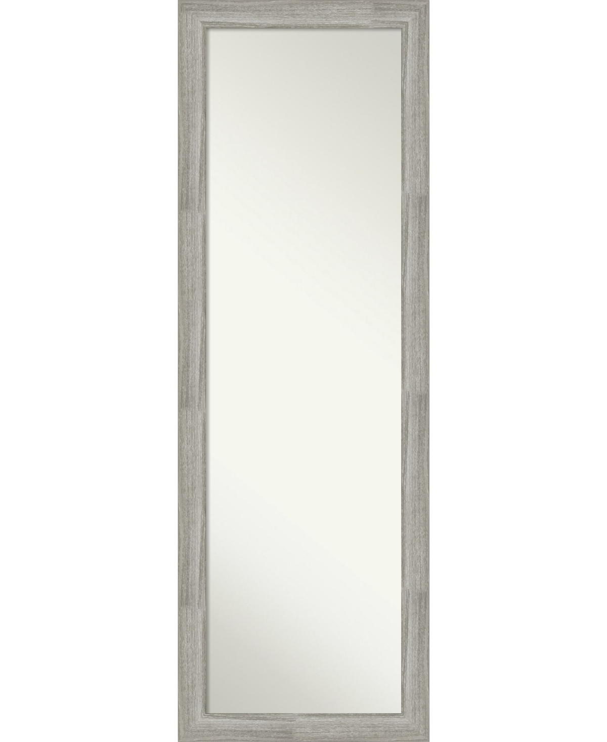 Dove on The Door Full Length Mirror, 17.5" x 51.50" - Gray
