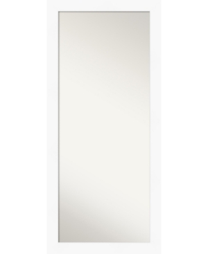 Shop Amanti Art Cabinet Framed Floor/leaner Full Length Mirror, 29.38" X 65.38" In White