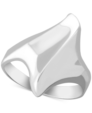 image of Essentials Sculpted Ring in Fine Silver-Plate