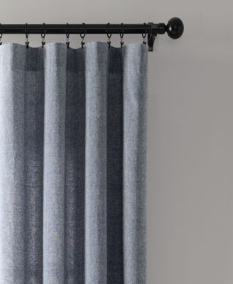 Lush Decor Nantucket Yarn Dyed Cotton Tassel Fringe Window Curtain Panels