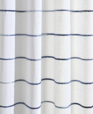 Lush Decor Ombre Stripe Yarn Dyed Cotton Window Curtain Panels