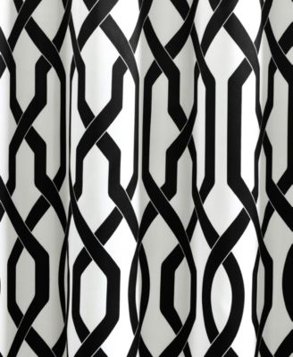 Lush Decor Edward Trellis Light Filtering Window Curtain Panels