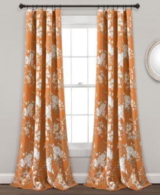 Botanical Garden Floral Curtain Sets