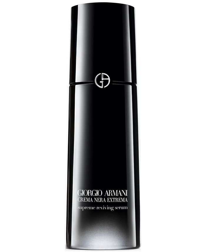 Giorgio Armani Crema Nera Extrema Supreme Reviving Serum, 1-oz. & Reviews -  Skin Care - Beauty - Macy's