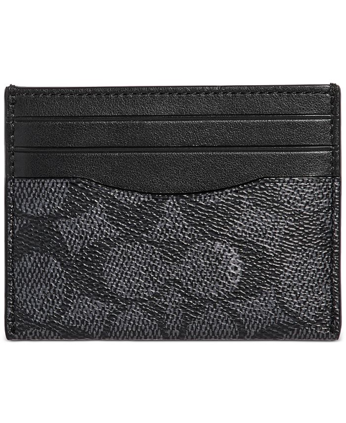 COACH Men's Signature Card Case Macy's