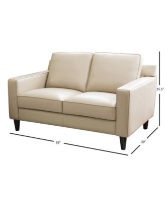 Jagger Leather Loveseat