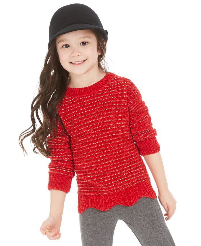 Epic Threads Toddler Girls Chenille Scalloped Sweater Created for Macy s Macy s