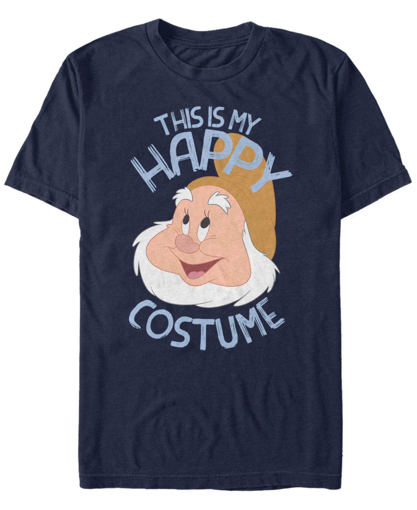 Мужская футболка Fifth Sun Disney Snow White and the Seven Dwarfs Happy Halloween Costume Short Sleeve, цвет: Тёмно-синий — фото 1