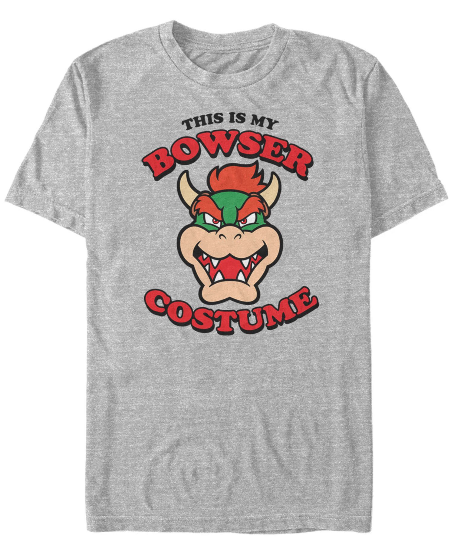 Nintendo Men's Bowser Halloween Costume Short Sleeve T-Shirt