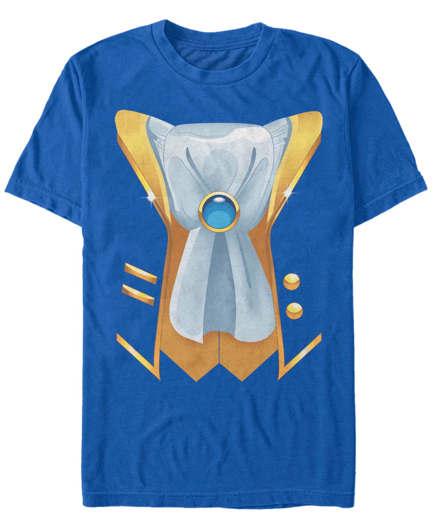 Disney Men's Beauty and the Beast Suit Coat Costume Short Sleeve T-Shirt Short Sleeve T-Shirt