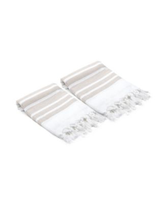 Herringbone Turkish Hand/Kitchen Towel Set of 2