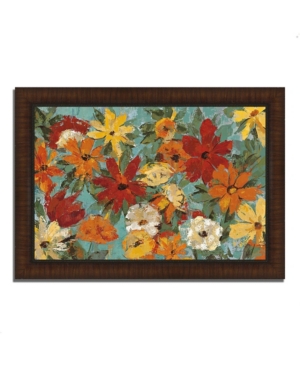 Tangletown Fine Art Bright Expressive Garden by Silvia Vassileva Framed Painting Print 36