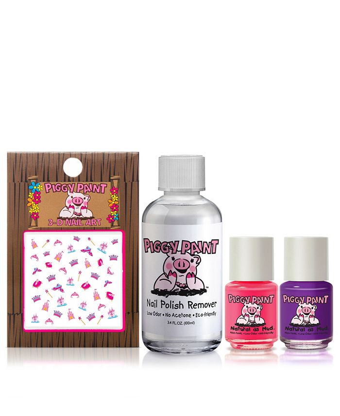 Piggy Paint Pretty Princess Nail Polish and Remover Set & Reviews