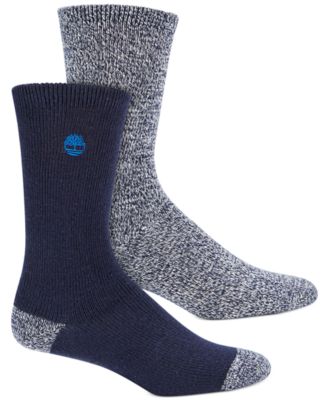 Timberland - Men's 2-Pk. Marled Boot Socks