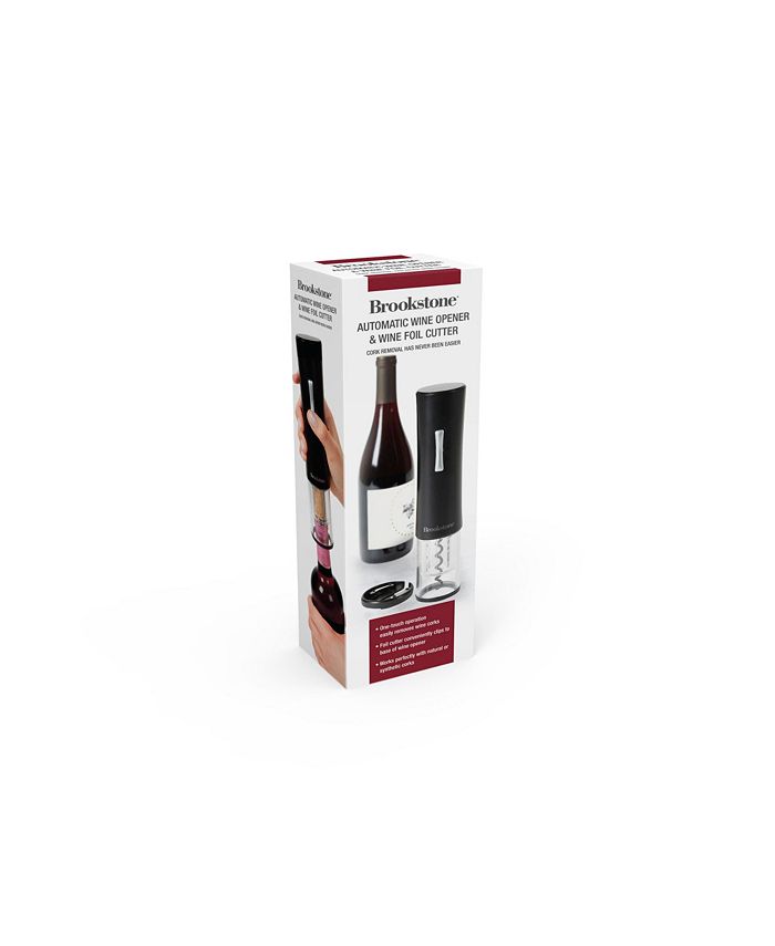 Brookstone Automatic Wine Opener with Clear Bottom Macy's