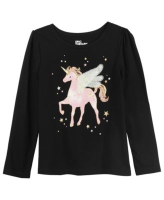 Epic Threads - Little Girls Winged Unicorn T-Shirt