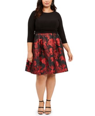 macy's jessica howard plus size dress