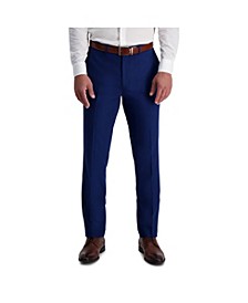 Stretch Solid Skinny Fit Flat Front Suit Separate Pant