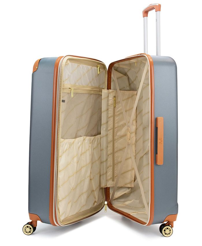 V19.69 Italia Retro 3 Piece Expandable Hard Spinner Luggage Set Macy's