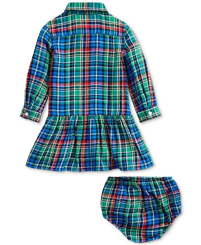 Polo Ralph Lauren Baby Girls Plaid Dress & Bloomer Macy's