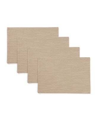 Town & Country Living - Harper Placemats, Deep Redwood, Set of 4