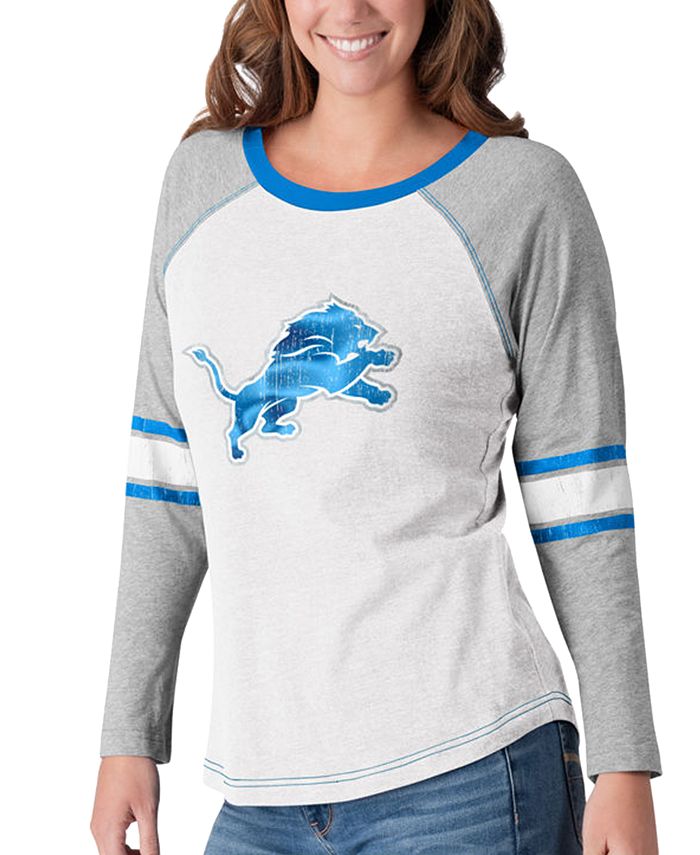 Women's detroit lions top long sleeve shirt