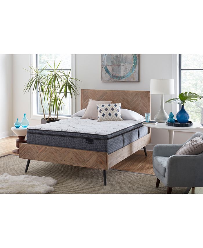 King Koil Luxury Prescott 15" Plush Pillow Top Mattress Set Queen Macy's