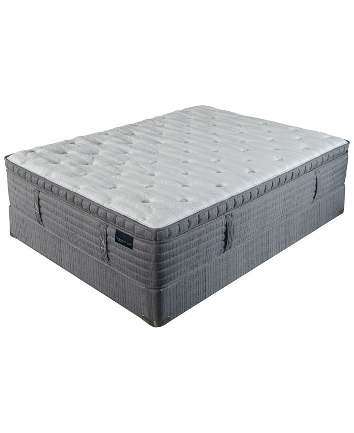 King Koil Xtended Life Beckett 14" Plush Euro Top Mattress Set Twin XL Macy's