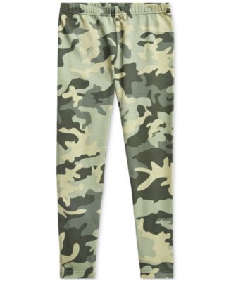 Girls Camo Stretch Jersey Legging 
