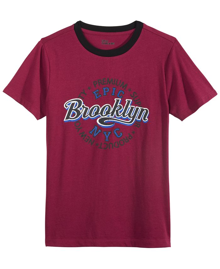 Epic Threads Big Boys Brooklyn Epic T-Shirt, Created for Macy's ...