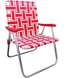Classic Aluminum Webbed Folding Lawn, Camp Chair, 2-Pack